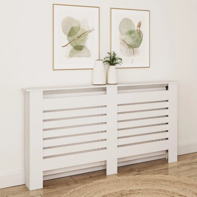 Gfw Cleo Radiator Cover - Large - White - Fsc Certified White WHNW5 Unisex