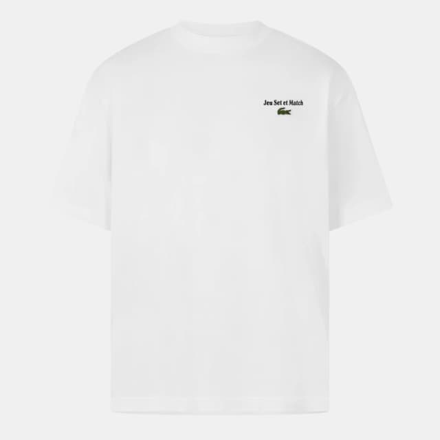 Lacoste Mens T-Shirt White 001 male M