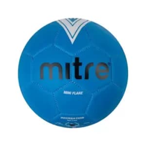 Mitre Flare Mini Football (One Size) (Blue/White)