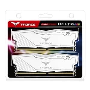 Team DELTA RGB 16GB White Heatsink with RGB LEDs (2 x 8GB) DDR4 2666MHz DIMM System Memory