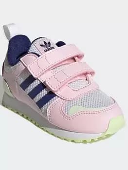 adidas Originals ZX 700 HD Shoes, Pink, Size 3 Younger