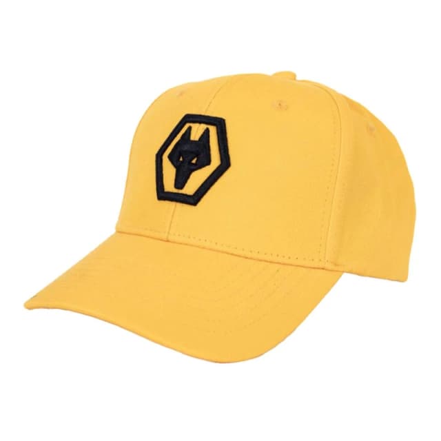 Wolverhampton Wanderers FC Mens Home Colour Baseball Cap in Yellow Yellow Male One Size