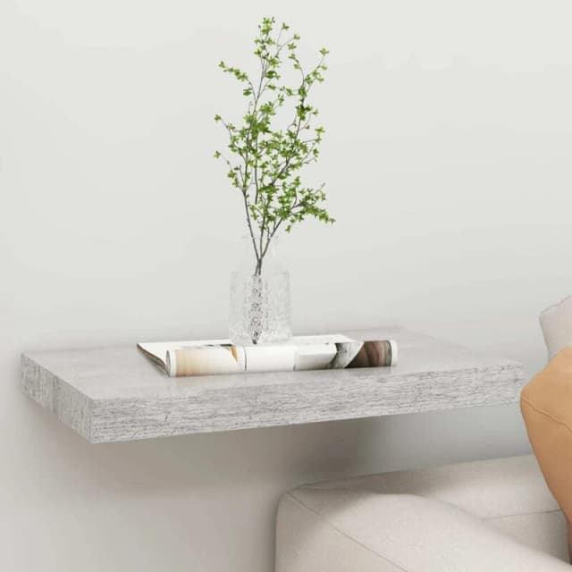 VIDAXL Vidaxl - Floating Wall Shelf Concrete Grey 50x23x3.8cm mdf 8720286416952