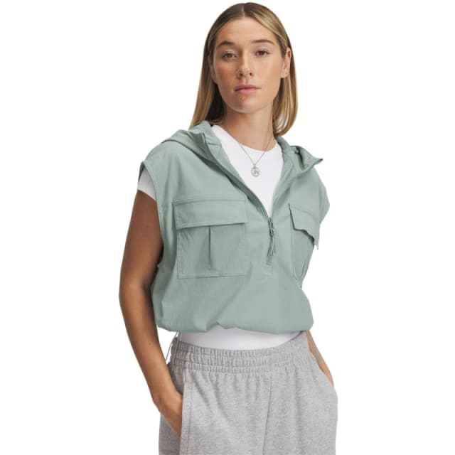 Under Armour Womens Utility Over the Head Hoodie Green female 8 (XS)