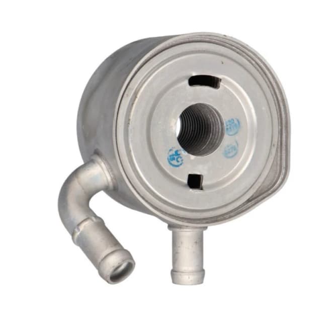 NISSENS 90669 Oil Cooler with gaskets/seals, without filter Aluminium Oil Cooler,engine oil (469)