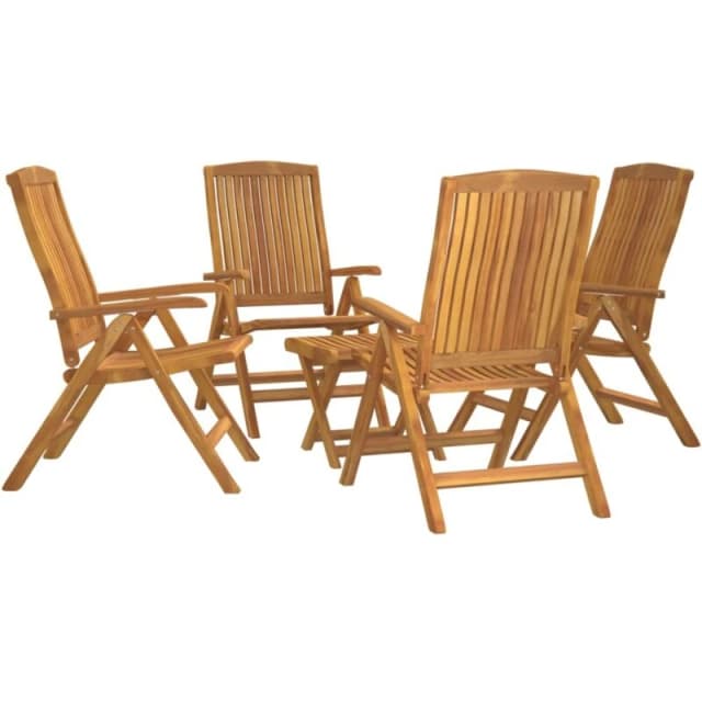 VIDAXL 5 Piece Garden Lounge Set Solid Wood Teak Vidaxl 8720845886462