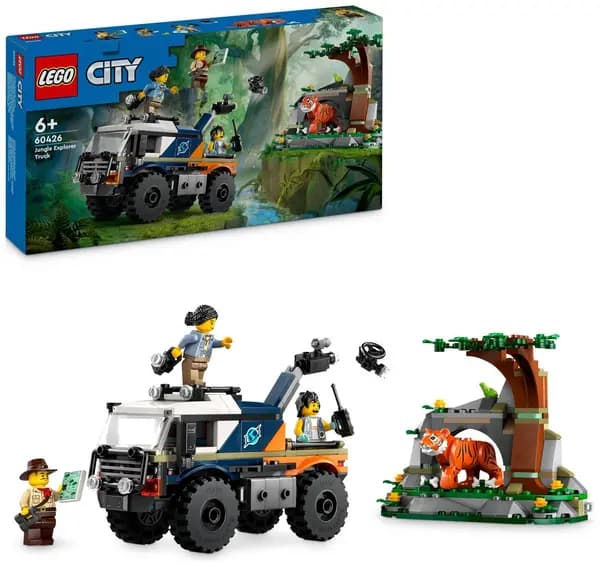 LEGO LEGO City Jungle Explorer Off-Road Truck & Toy Tiger 60426