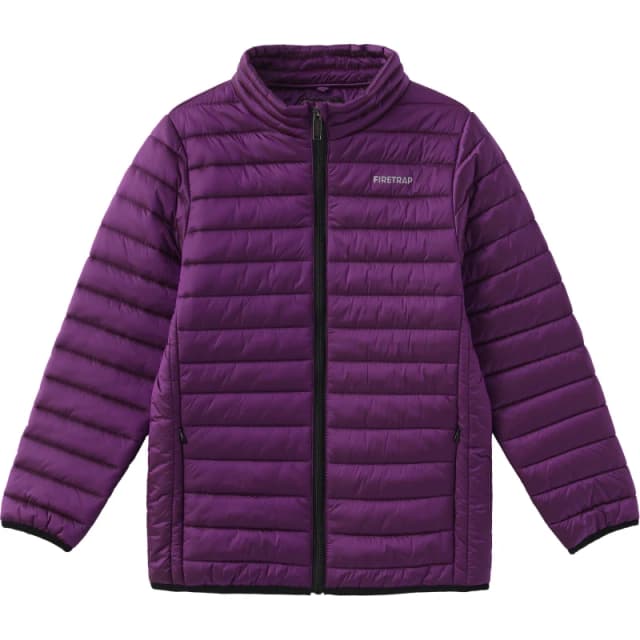 Firetrap Slim-Fit Quilted Jacket - Purple Purple 6