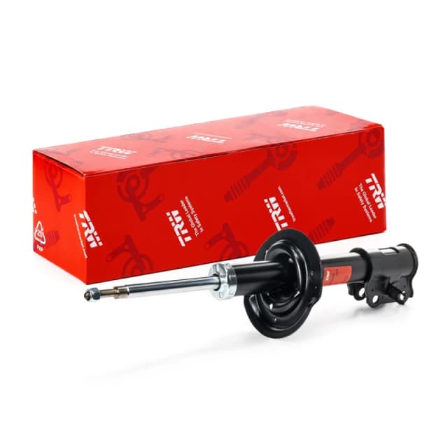TRW JGM1307SL Shock absorber Front Axle Left, Gas Pressure, Twin-Tube, SINGLE, Suspension Strut, Bottom Yoke Shock Absorber (854)