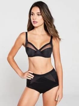 Playtex Perfect Silhouette Underwire Bra - Black, Size 34B, Women