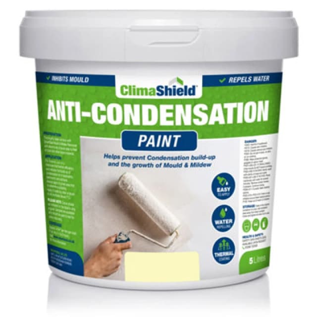 Smartseal Anti-condensation Paint - Devon Cream (2.5L) Reduce Condensation On Walls And Ceilings, Yellow 5.061E+12
