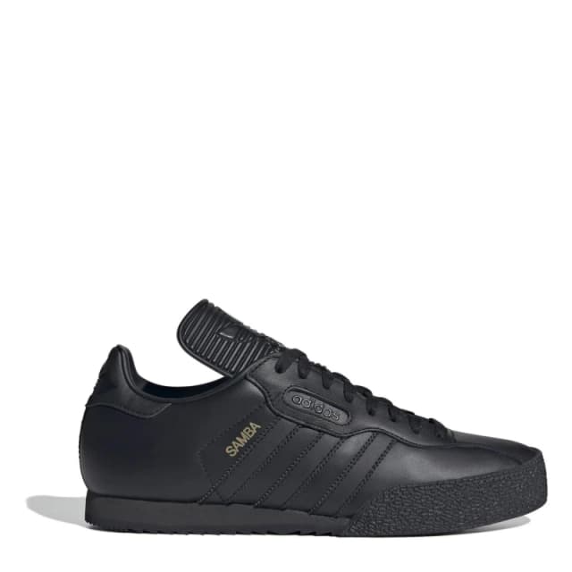 adidas Kids Samba Super Low-Top Trainers Black/Gold male 3 (35.5)