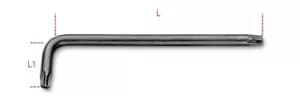 Beta Tools 97 RTX09 Offset Torx Security/Tamper-Proof Key Wrench T9 000970209
