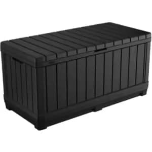 Keter - Garden Storage Box Kentwood 350 l Anthracite Anthracite