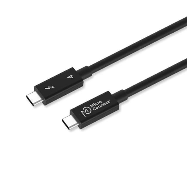 Microconnect TB4010 Thunderbolt cable 1m 40 Gbit/s Black