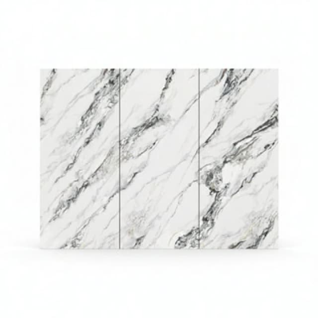 Ener-J Premium High-Gloss Marble Spc Panels (Up To 3 Piece Continuity) Size:1220 X 2440 X 4mm (Pack Of 3)