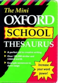 The Mini Oxford School Thesaurus by Alan Spooner Paperback