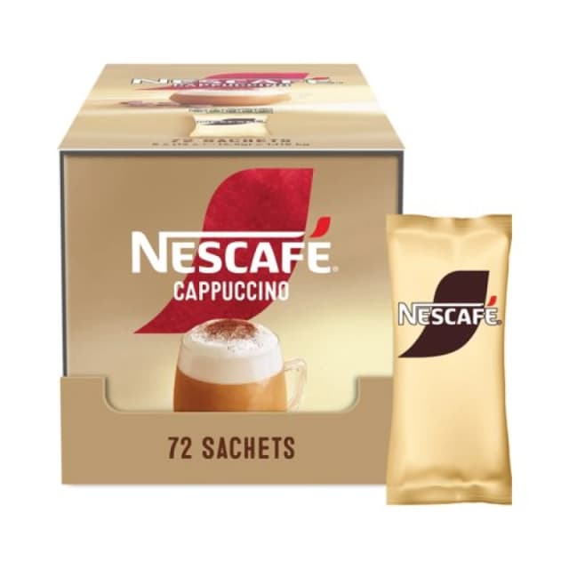 Nescafe Cappuccino Sweetened Coffee Sachets (72 Pack) 12596949