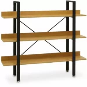 Premier Housewares - Laxton 3 Tier Light Yellow Shelf Unit