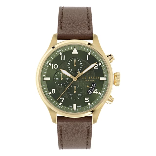 Ted Baker Fulmaar Watch Brown/Green male One Size