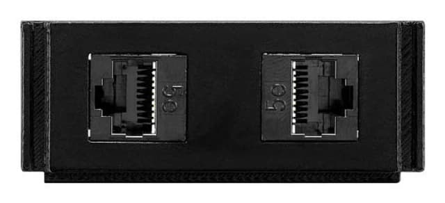 AMX HPX-N102-RJ45 outlet box Black