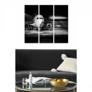 MDF167426885 Multicolor Decorative MDF Painting (3 Pieces)