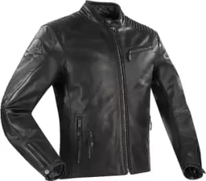 Segura Zarek Motorcycle Leather Jacket, black, Size L, black, Size L