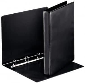 Esselte Essentials Pres Binder A4 25mm 4 D-Ring BK PK10
