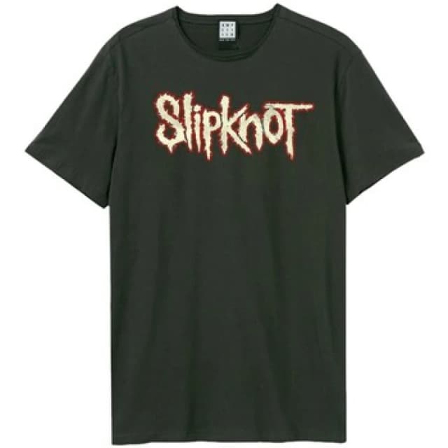 Amplified Amplified Men Don't Judge Slipknot T-Shirt in Charcoal Size: X-Small Charcoal XS Male 5063527284266