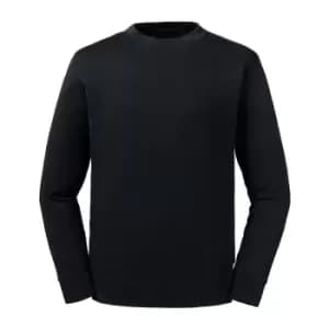 Russell Unisex Adult Reversible Organic Sweatshirt (XS) (Black)