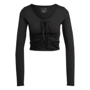 adidas Training Dance Long-Sleeve Top Womens - Black