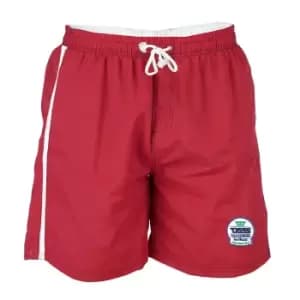 Duke Mens Yarrow Kingsize Full Length Swim Short (6XL) (Red)