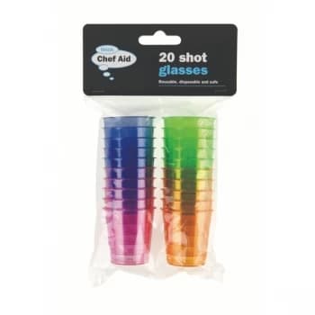 Chef Aid Shot Glasses 20 Pack