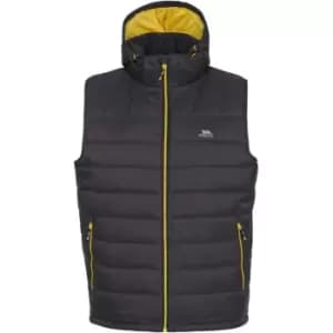 Trespass Mens Franklyn Padded Warm Hooded Insulated Bodywarmer Gilet L- Chest 41-43' (104-109cm)
