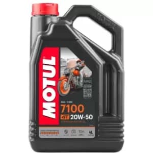 7100 20w50 4T 100% Synthetic 4 Litres - Motul