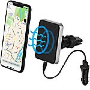 XLAYER Magfix Wireless Charging 215770 USB A to USB C QI-Certified-Car Starter Kit Black