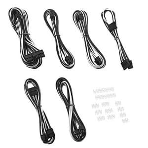 CableMod C-Series AXi HXi TX/CX/CS-M & RM ModFlex Essentials Cable Kit - Black/White