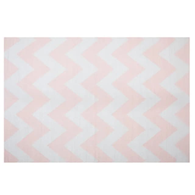 Beliani Outdoor Rug Konarli Pink 140 X 200 Cm