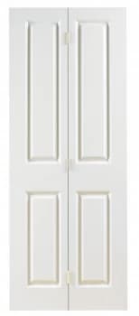 Wickes Stirling Internal White Grained Moulded 4 Panel Bi-Fold Door - 1981 x 686mm