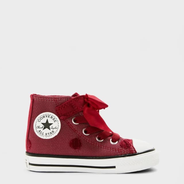 Converse Kids Chuck Disco Canvas Trainers Altitude Lilac female C5 (22)