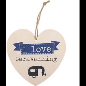 Love Caravanning Hanging Heat Sign