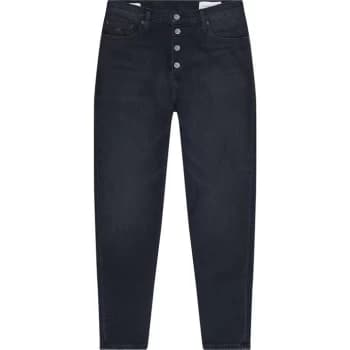 Calvin Klein Jeans High Rise Mom Jeans - DENIM DARK