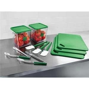 Food Service Kit 12 Piece Colour Coded Green 2002725