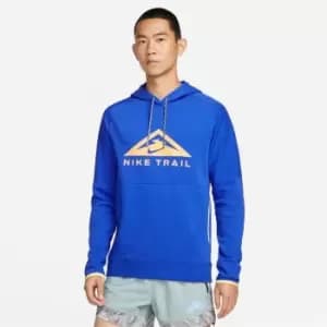 Nike Dri-FIT Trail Mens Pullover Trail Running Hoodie - Blue