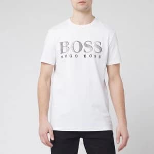 Hugo Boss Large Logo T-Shirt White Size L Men