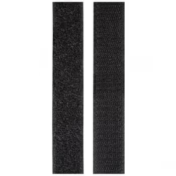 Toolcraft 419955 KL25X2000C Hook & Loop Strip 2000mm x 25mm - Blac...