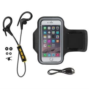 KitSound Runner Armband and Earphones Bundle