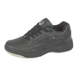 Dek Mens Orleans Fuller Fitting Trainers (10 UK) (Black)