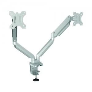 Fellowes Platinum Series Dual Monitor Arm Silver 8056501