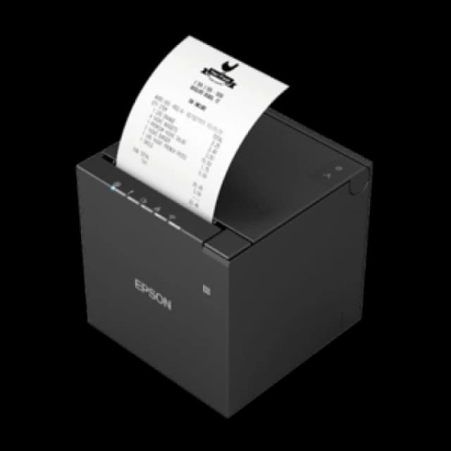 Epson TM-M30III-H. 8 dots/mm (203 dpi). cutter. USB. USB-C. BT. WiFi.